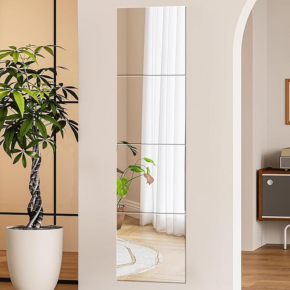 4Pcs Acrylic Mirror Wall Stick - Home Gym Installation review and price