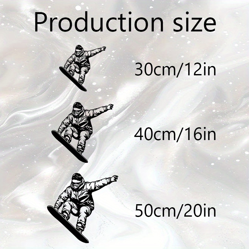 CIFBUY Metal Wall Art Snowboar - Home Gym Living Room Ideas review and price
