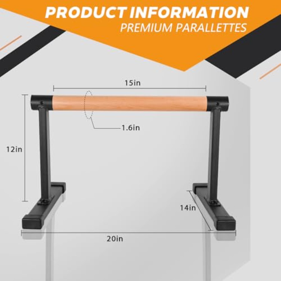 Home gym wooden parallel bars  - Home Gym Installation review and price