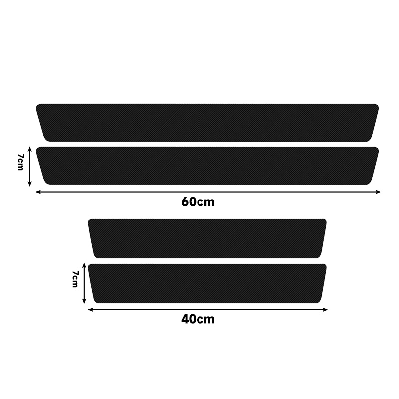 1/4/5/9 Pcs Car Door Carbon Fi - Weight Plate Bumper review and price