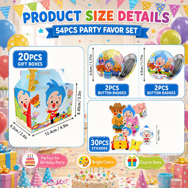 PLIM Cartoon Pattern Paper box - Plyo Box Set review and price