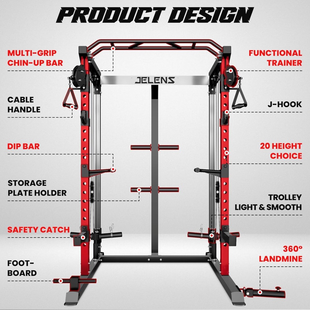 2000LBS Multi-Function Power R - Home Gym All In One review and price