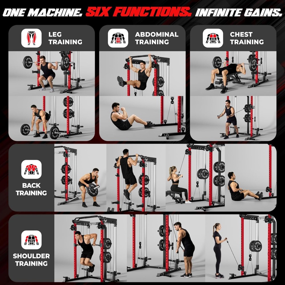 2000LBS Multi-Function Power R - Home Gym All In One review and price