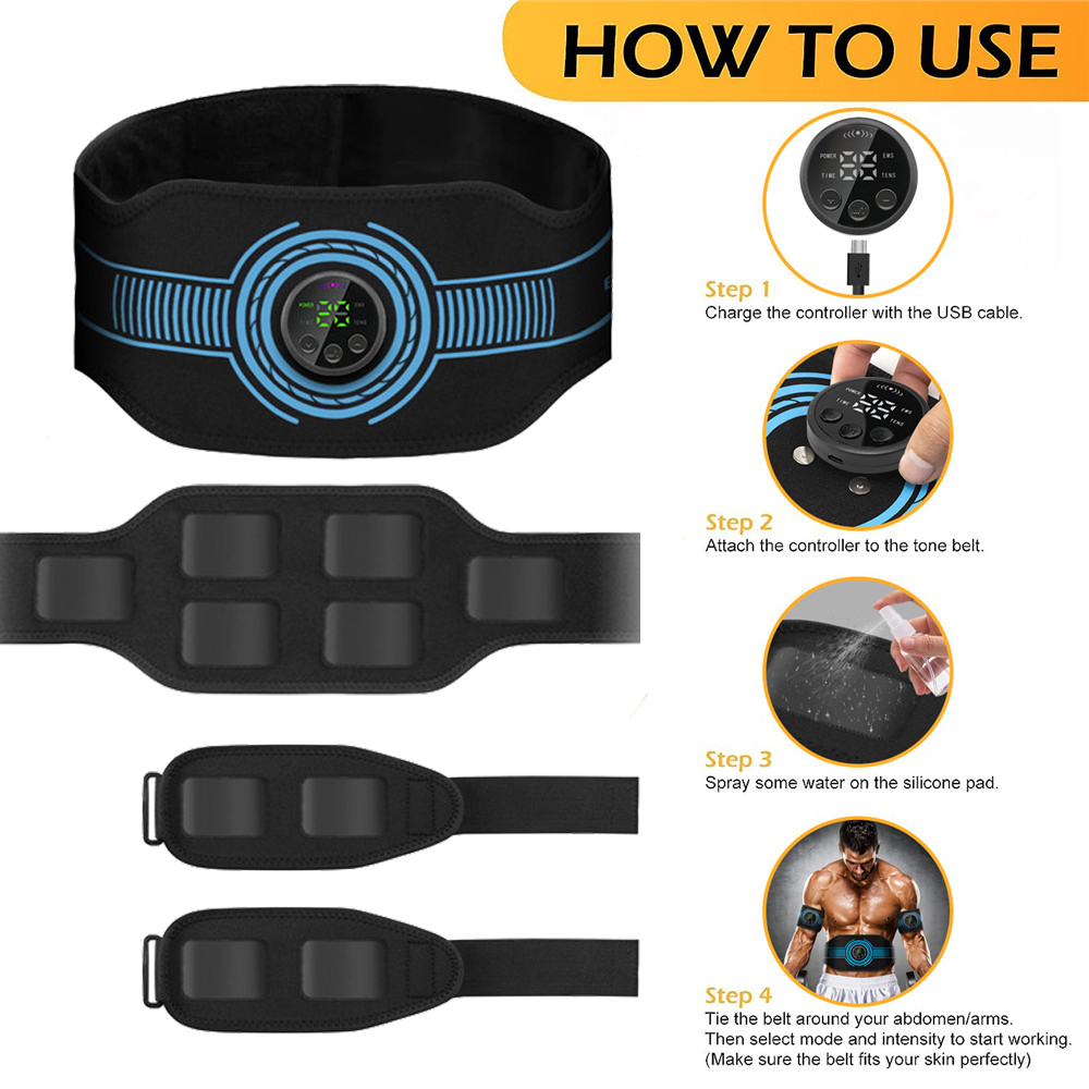 USB Rechargeable Abdominal Mus - Home Gym Options review and price