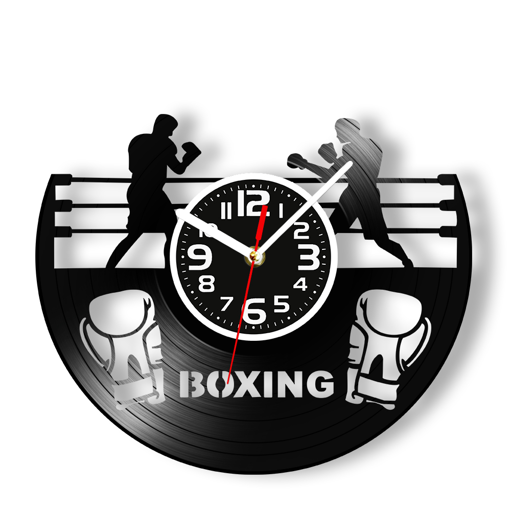Boxing Ring Vinyl Record Wall  - Home Gym Living Room Ideas review and price