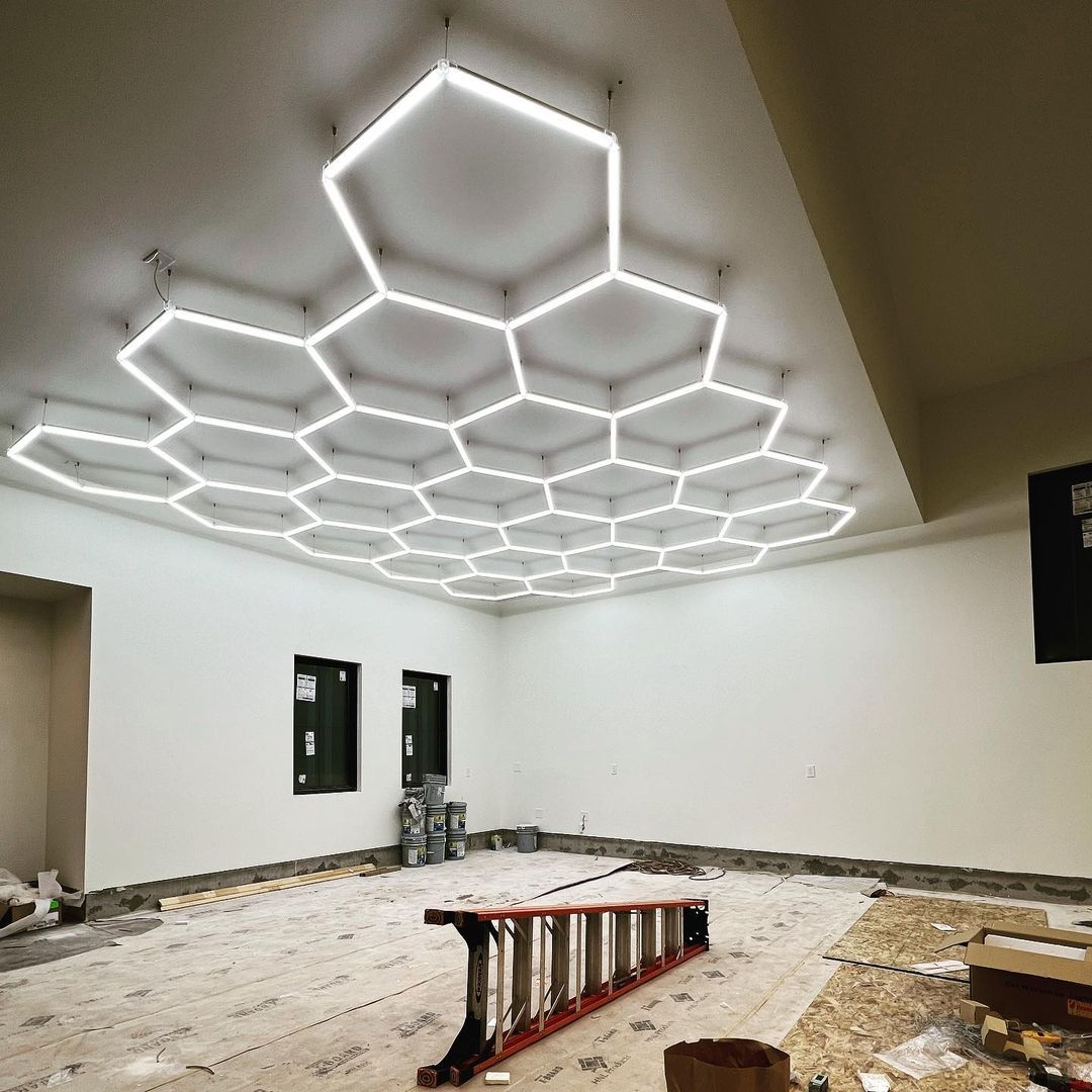 Hot Sell Hexagonal LED Light U - Home Gym Installation review and price