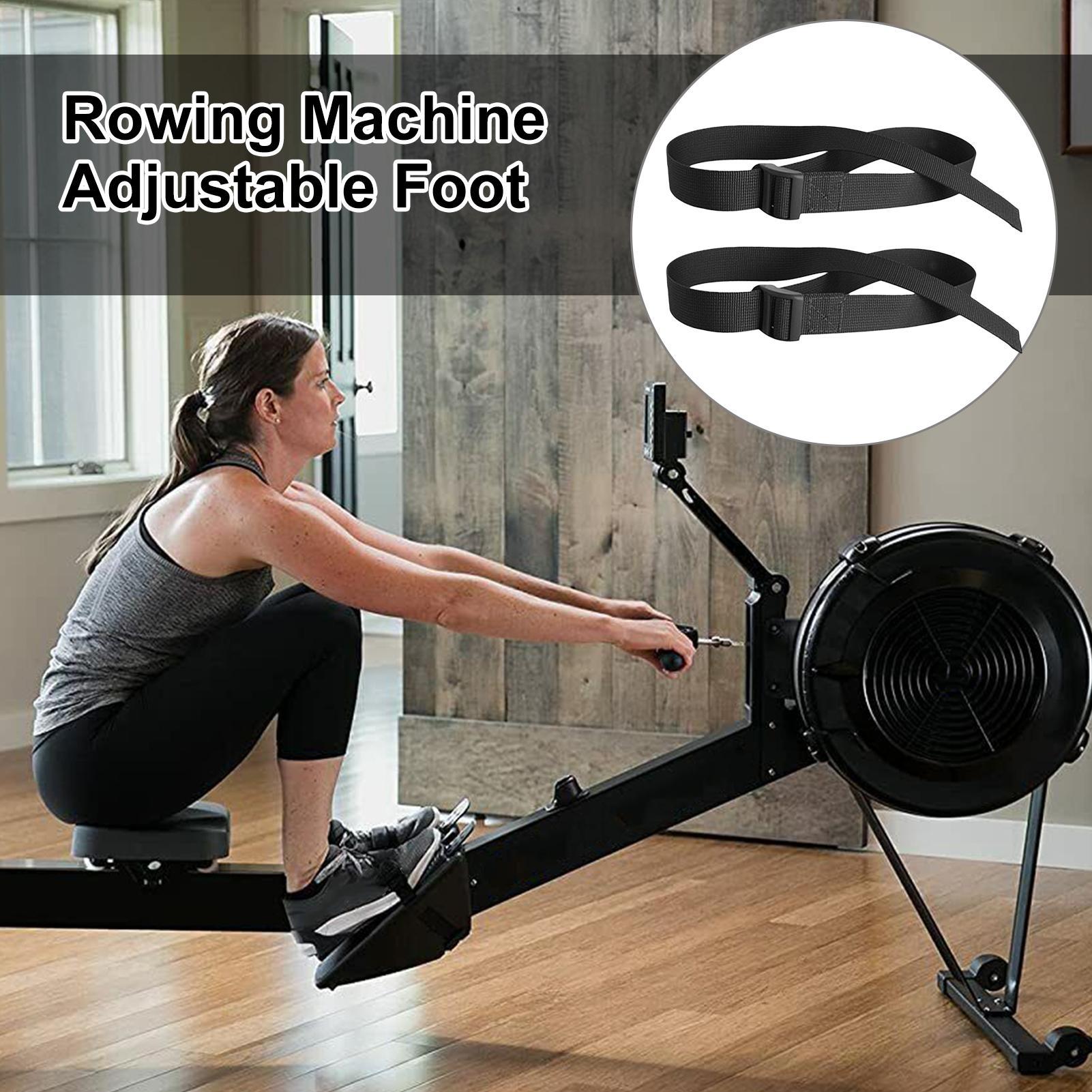 2Pcs Rowing Machine Feet Strap - Home Gym Installation review and price