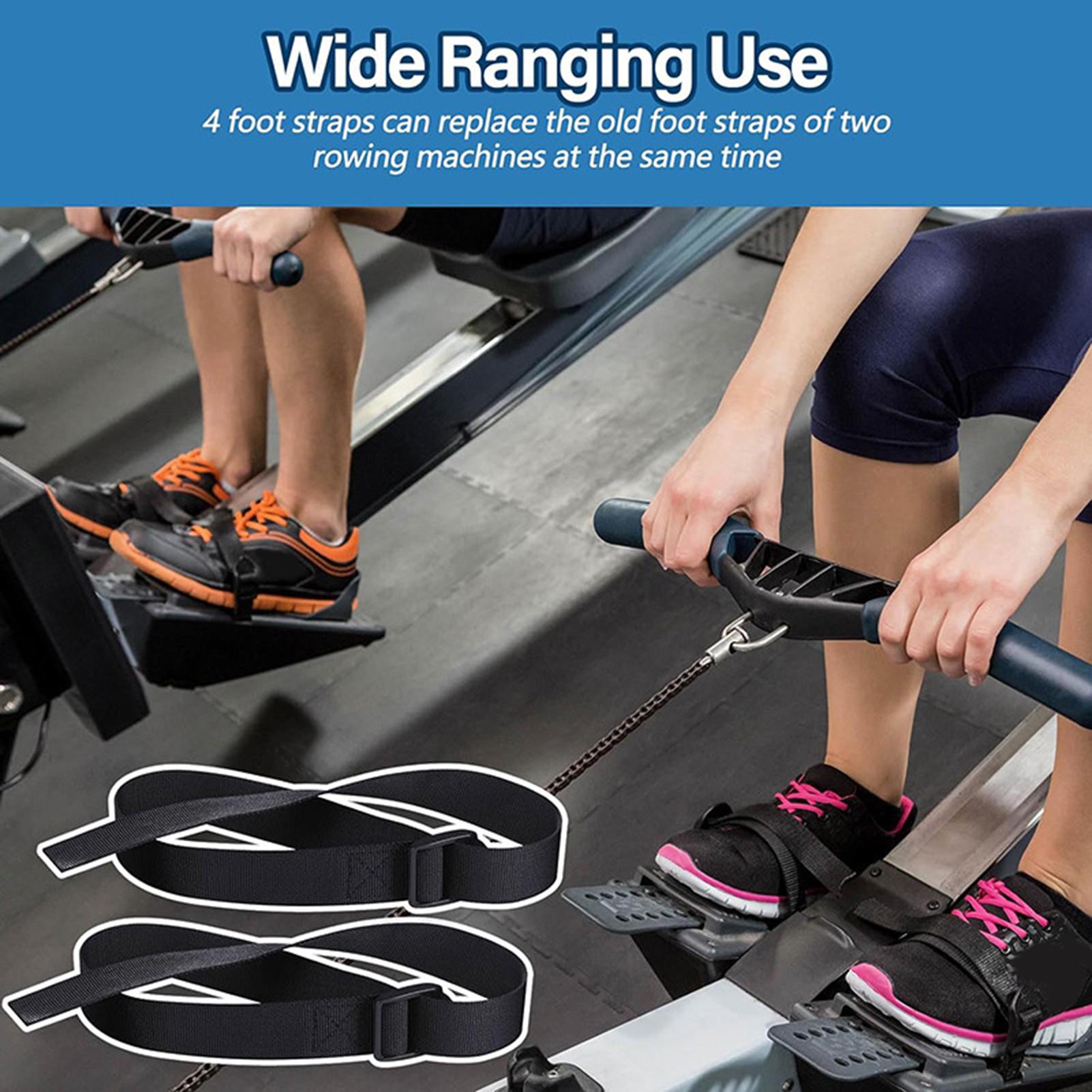 2Pcs Rowing Machine Feet Strap - Home Gym Installation review and price