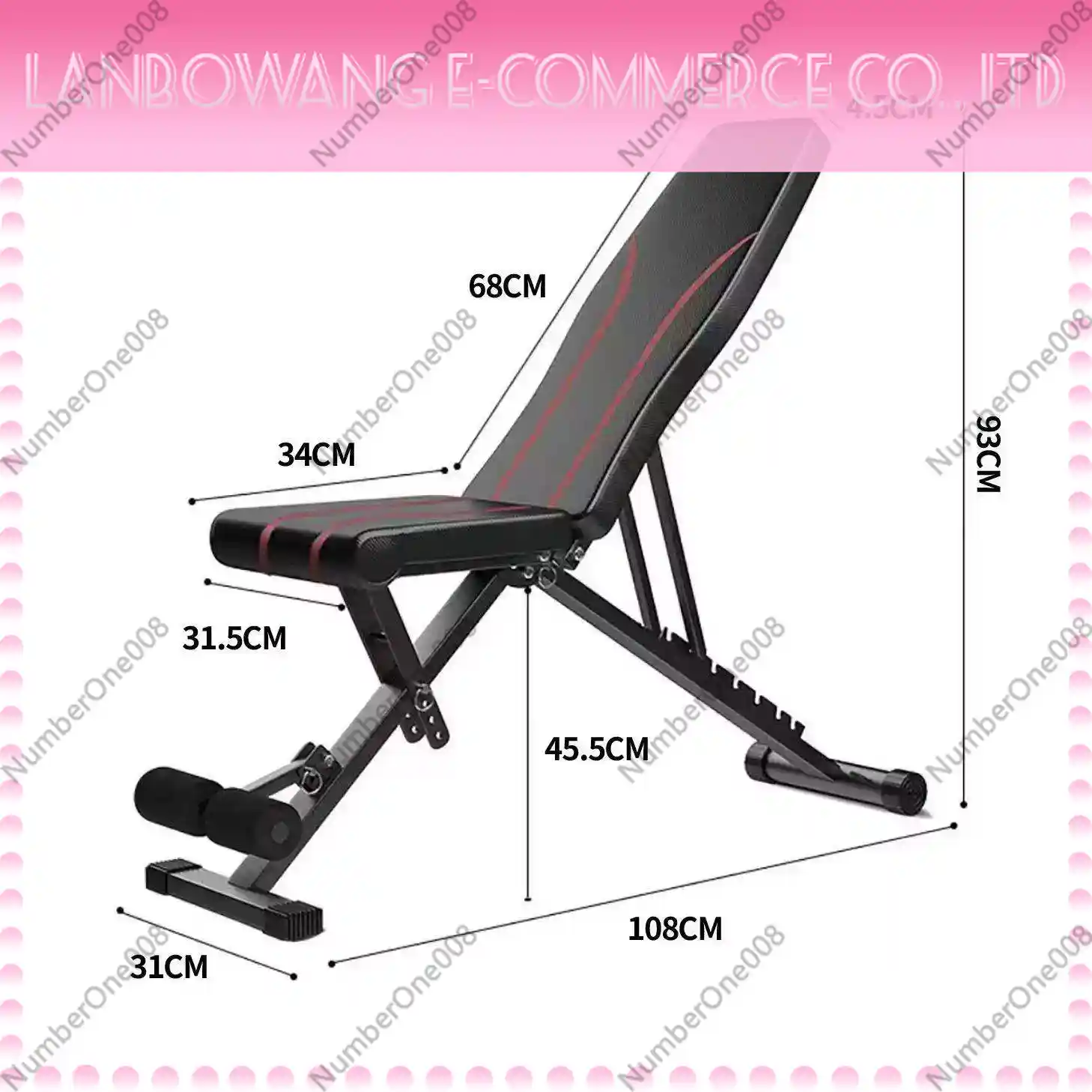 Folding Dumbbell Bench Supine  - Home Gym Installation review and price