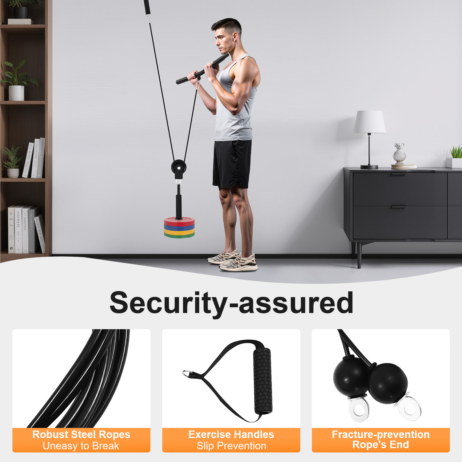 120kg Cable Pull Fitness Syste - Cable Pulley System review and price