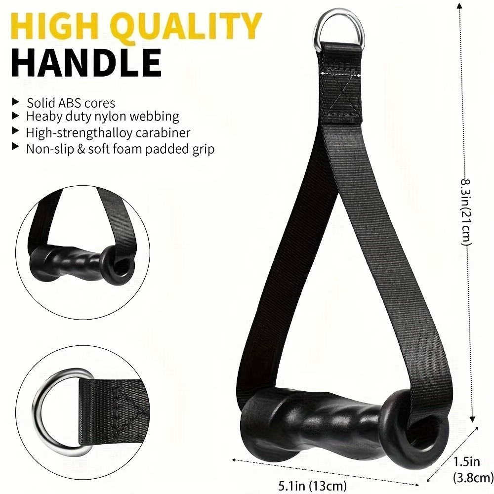 1Pair Ergonomic Exercise Handl - Cable Pulley System review and price